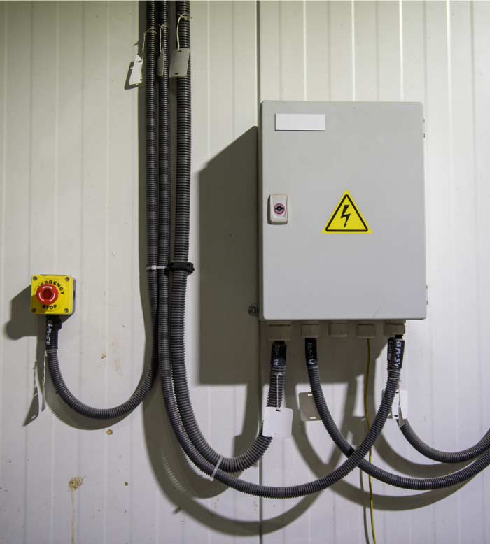 electric-box property receiving fast and reliable electrical service from Tri County Electric , your commercial electrician in fresno