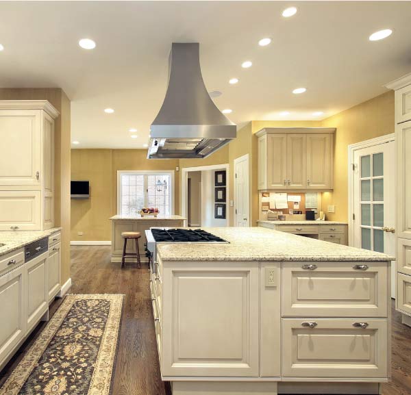illumination-in-kitchen Electrical solutions for a remodeled kitchen in Fresno by Tri County Electric.