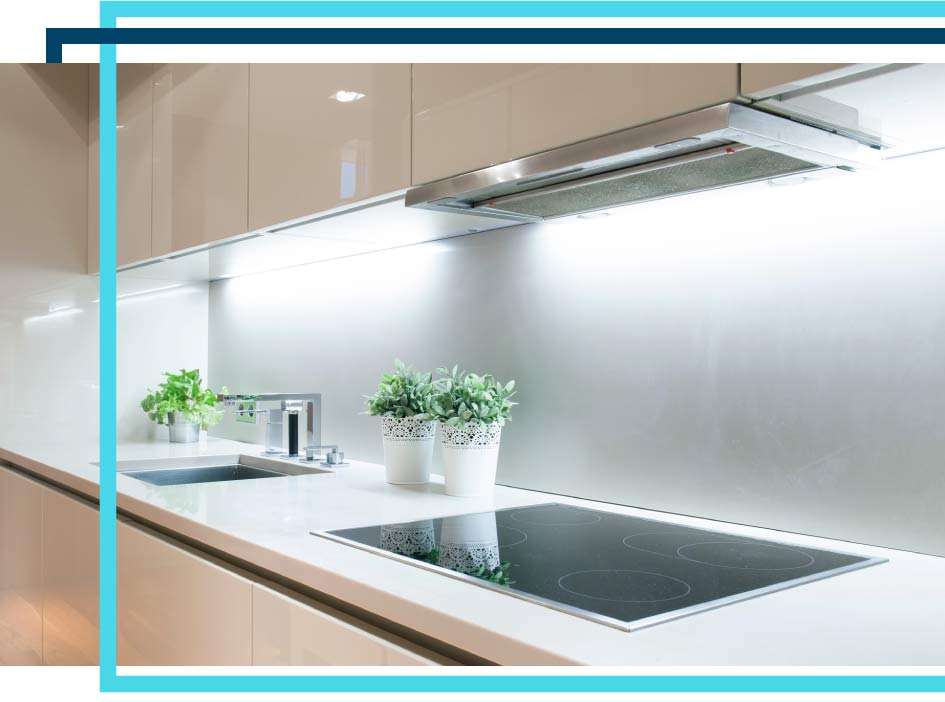 kitchen-lighting Custom electrical work during a whole-home remodels handled by Tri County Electric