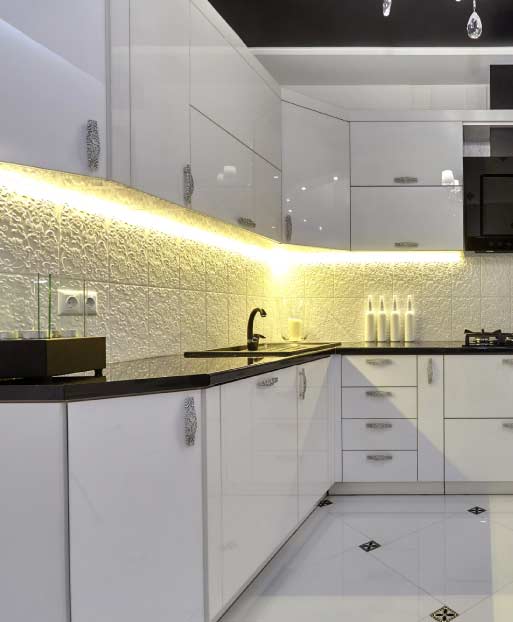 kitchen-lighting Electrical wiring repair services in Fresno for faulty circuits