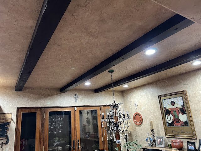 residential led lighting electricians installing new commercial LED lighting panels in fresno