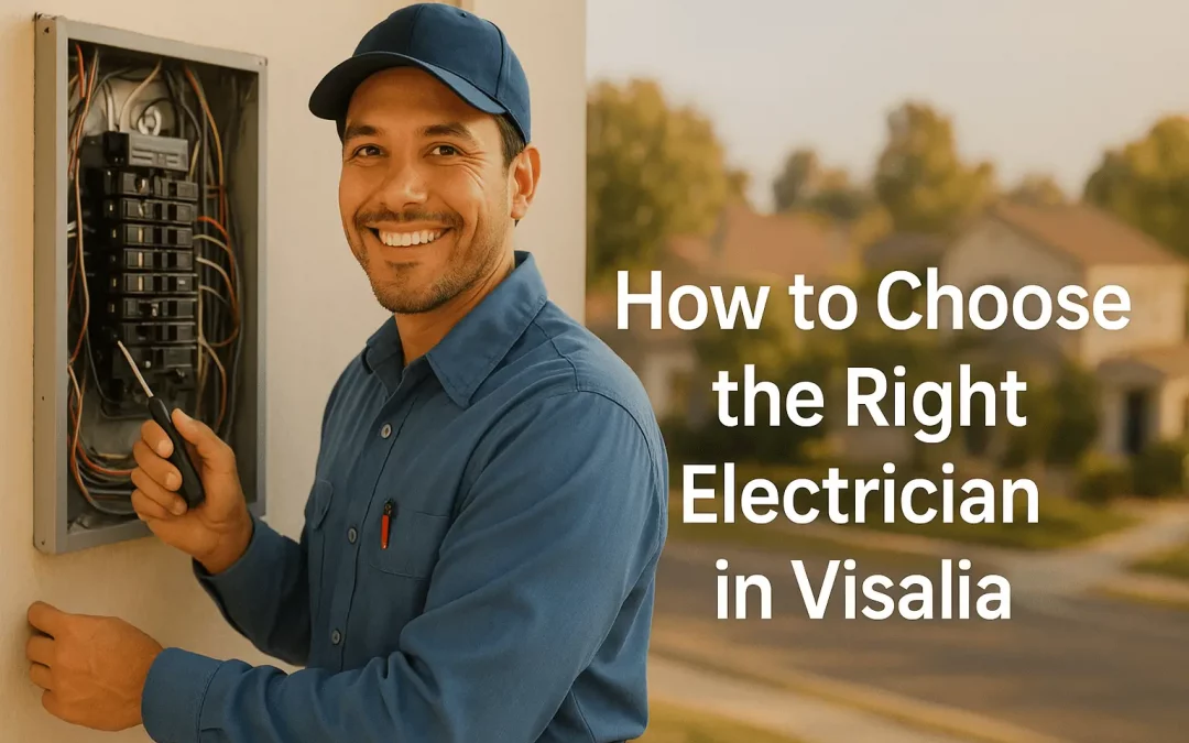 How to Choose the Right Electrician in Visalia for Your Home or Business
